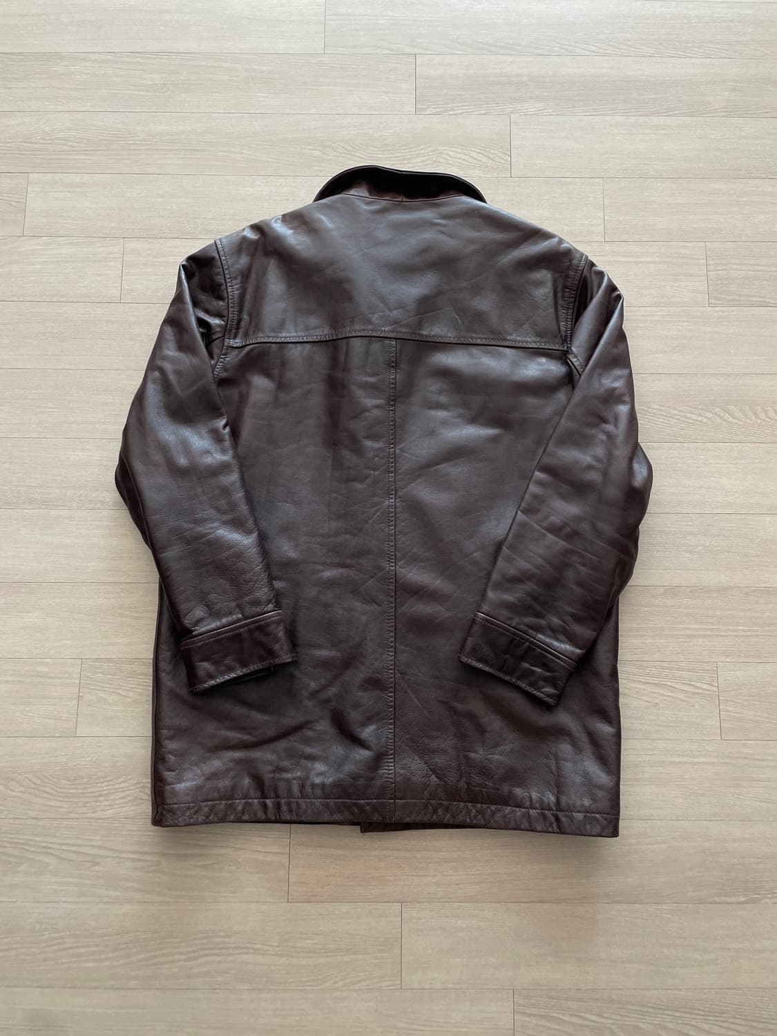 90s 올드갭 레더 카코트 브라운 gap carcoat 상품이미지2