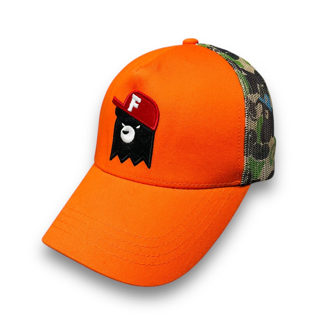 푸부 F 베어 카모플라주 민트급 메쉬캡 상품이미지3