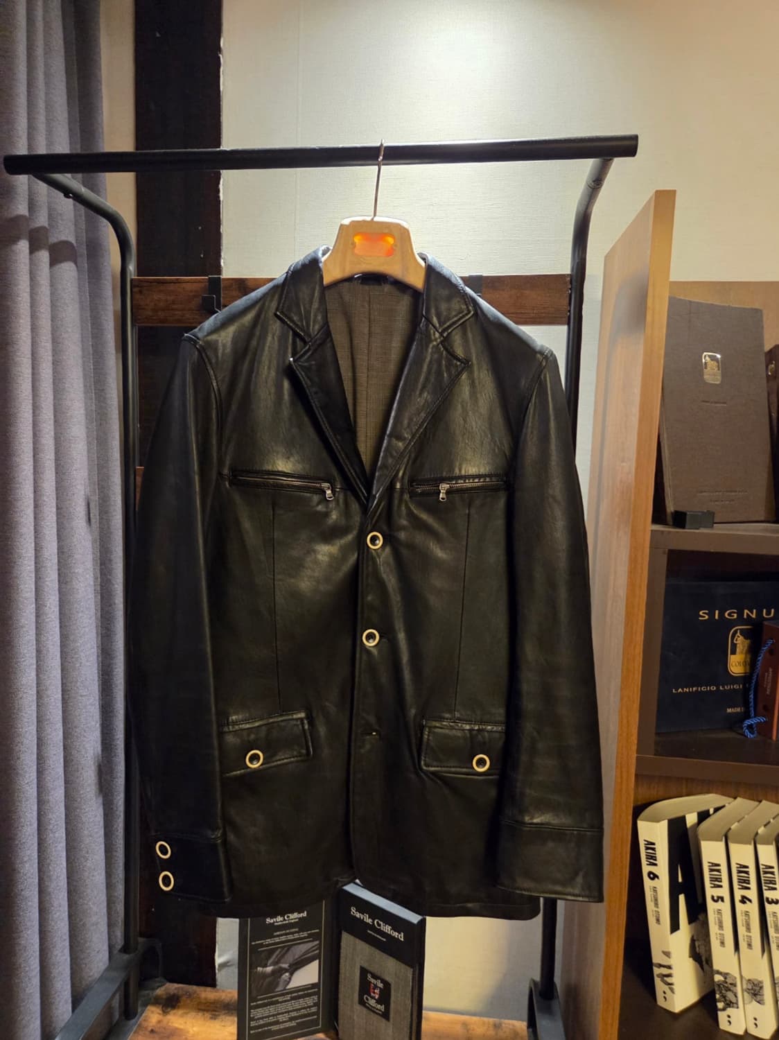 미츠미네 램스킨자켓 상품이미지1