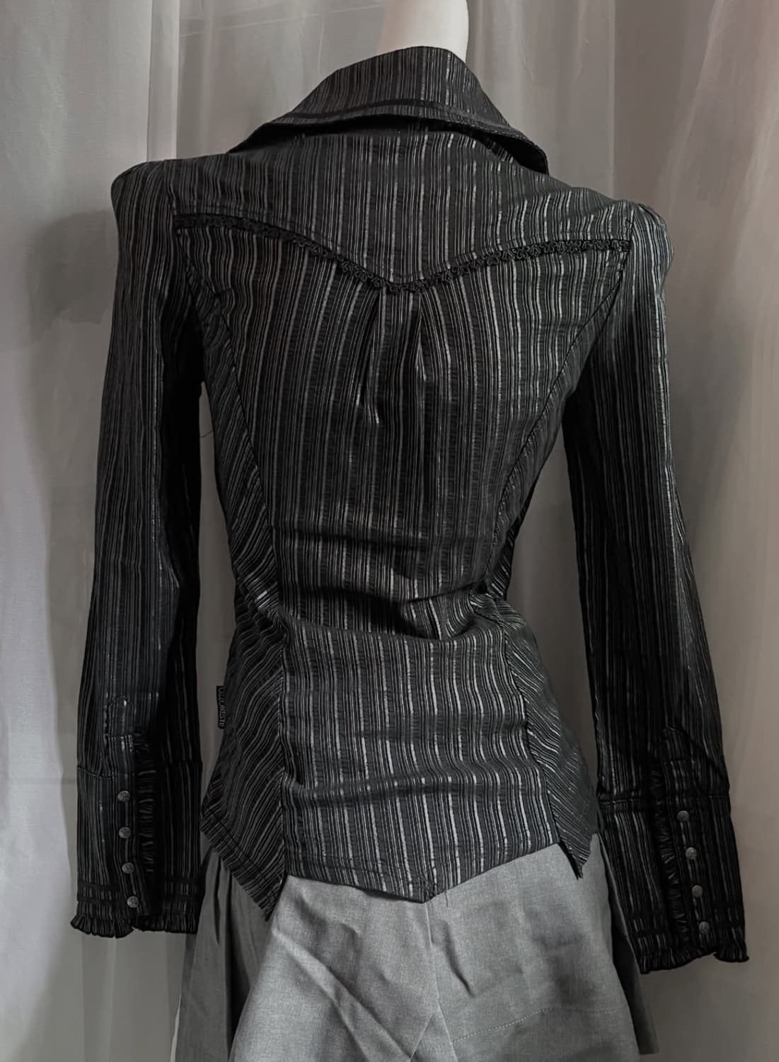 Ozzcroce ozzon 오즈온 스트라이프 셔츠 상품이미지5