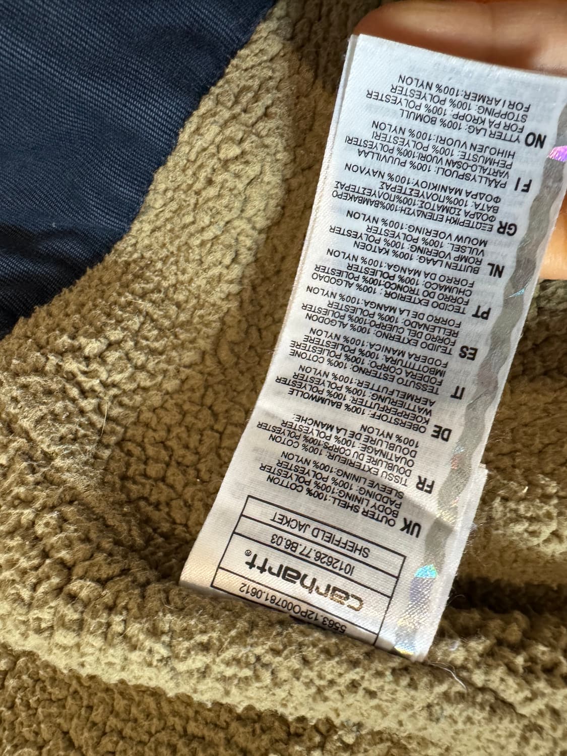 칼하트 쉐필드 자켓 상품이미지7