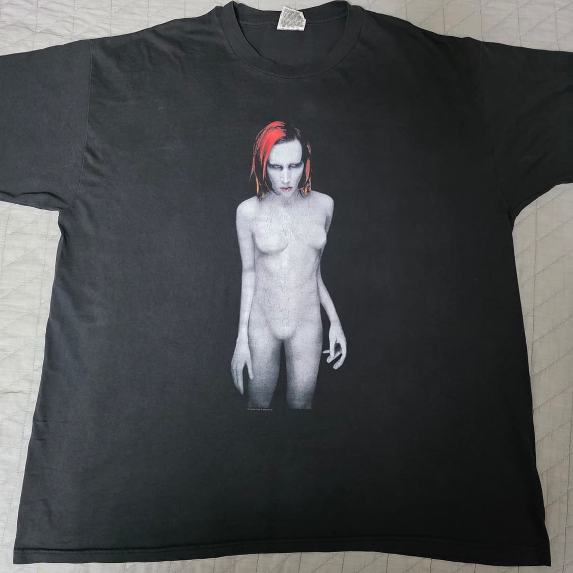 [XL] 90s 마릴린맨슨 매카니컬 애니멀 빈티지 밴드티 상품이미지1