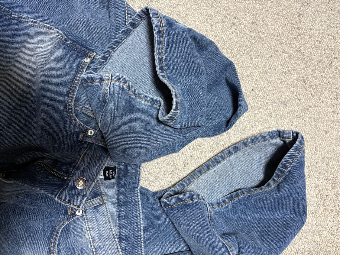 Needlework denim pants blue 2 상품이미지3