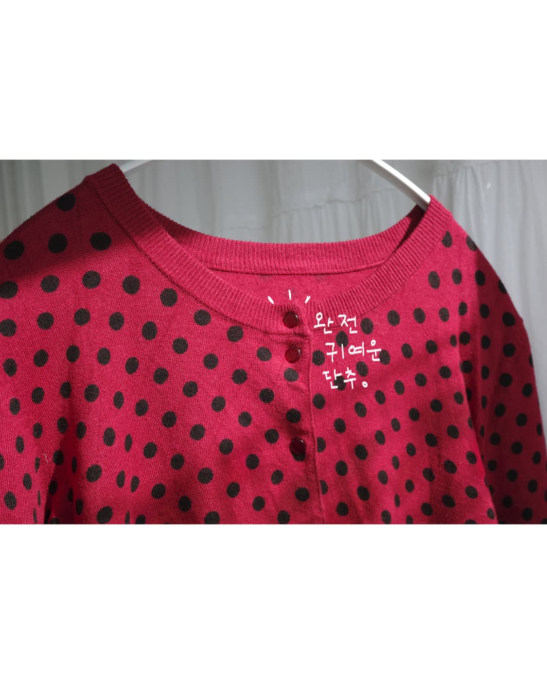 Ladybug cardigan 상품이미지3