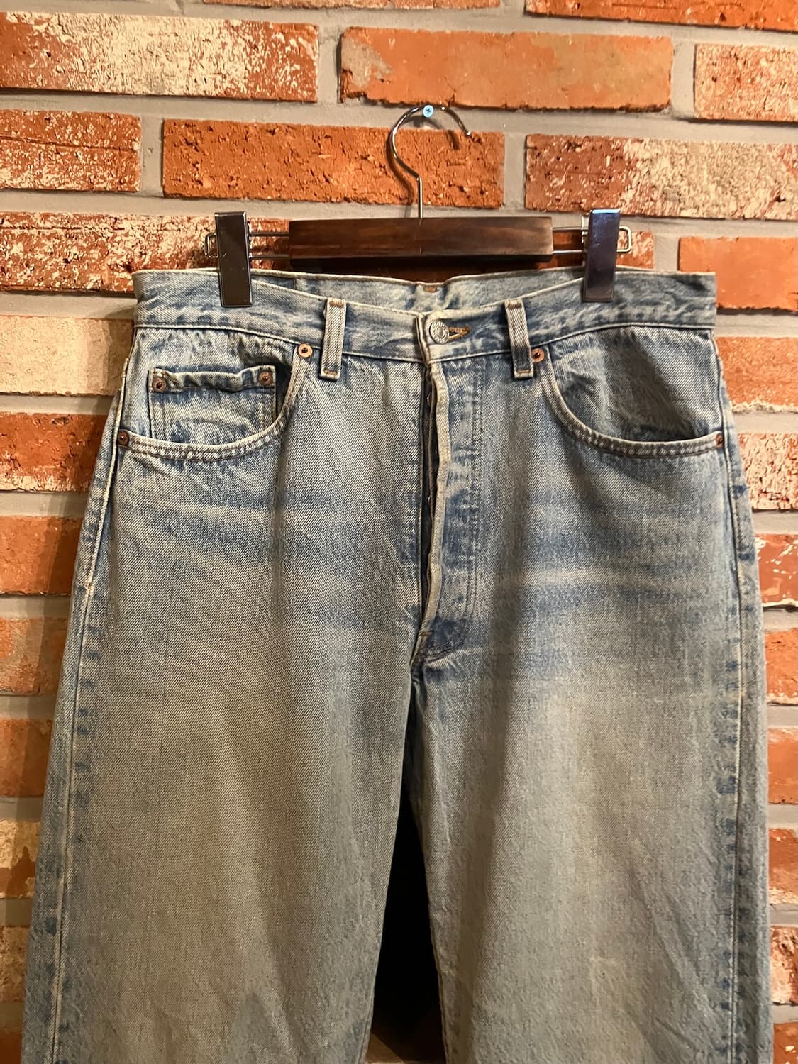 80s USA 빈티지 리바이스 501 데님 팬츠 상품이미지3