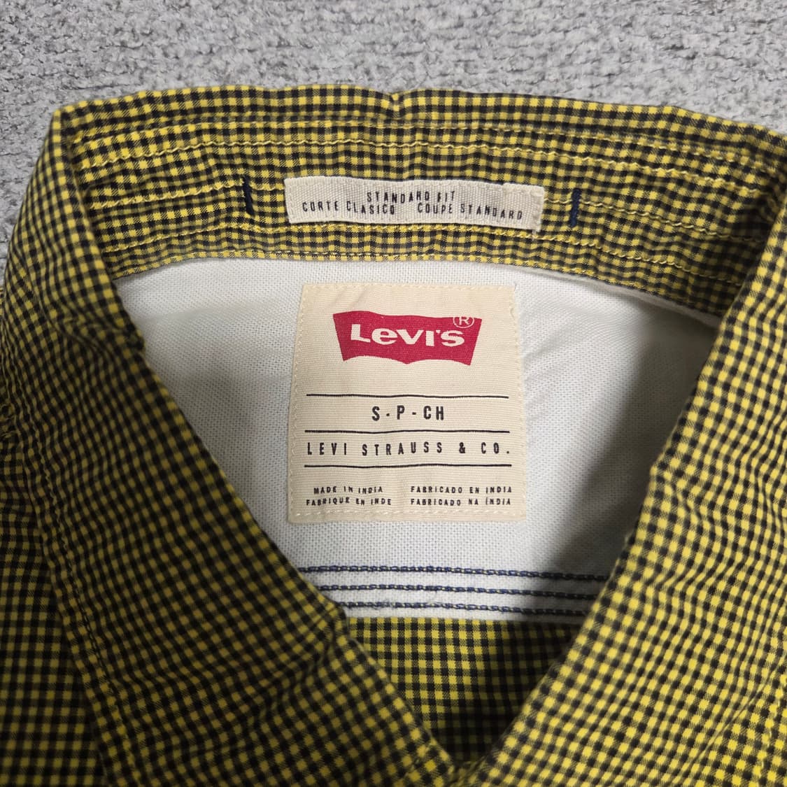 Levi's 포켓 체크 셔츠 M-슬림L(95-100) 상품이미지5