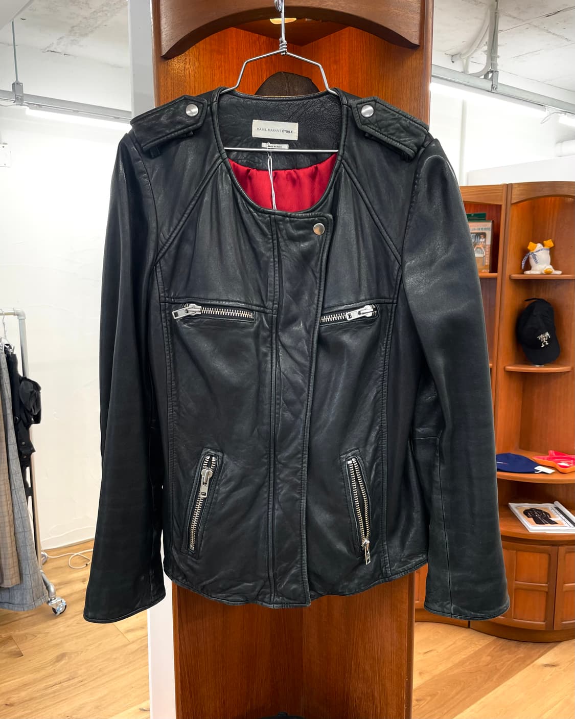 [38] 이자벨마랑 레더 자켓 상품이미지4