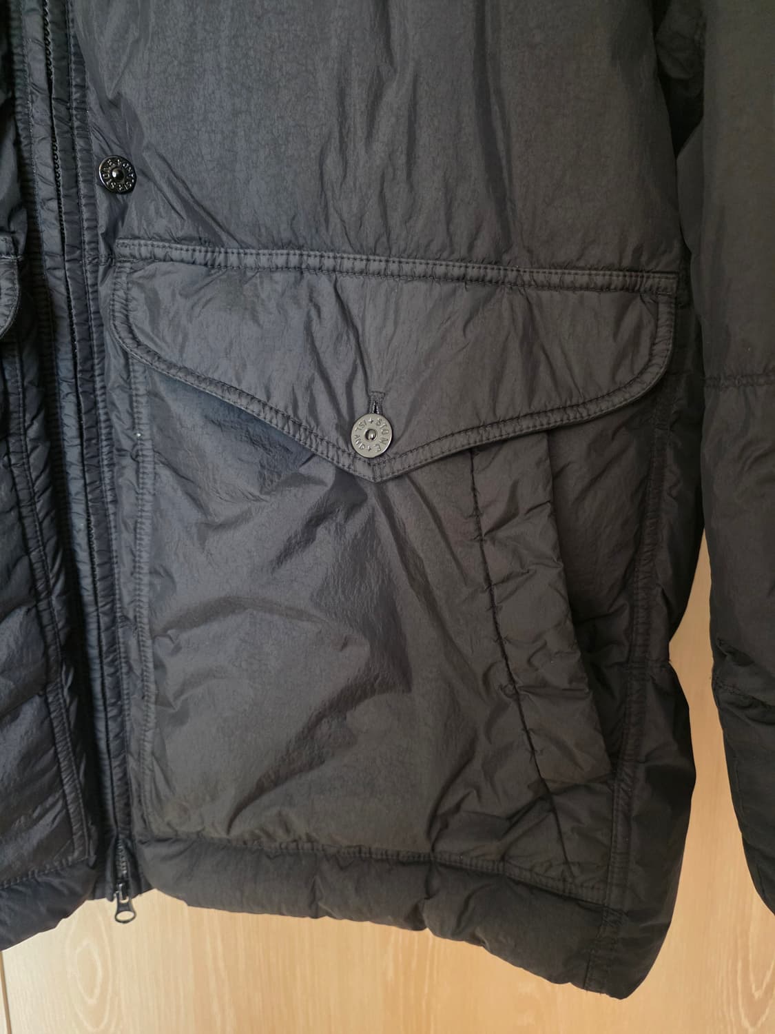 [24/3XL] 스톤아일랜드 크링클랩스 후드 다운 패딩 상품이미지4