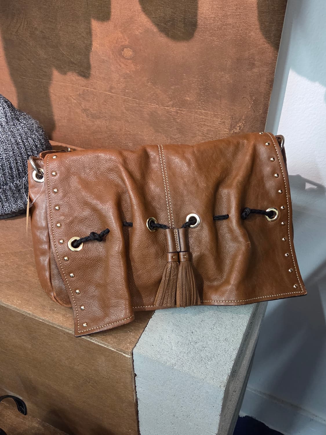 1990s BB 발렌시아가 웨스턴 크로스 백 상품이미지3