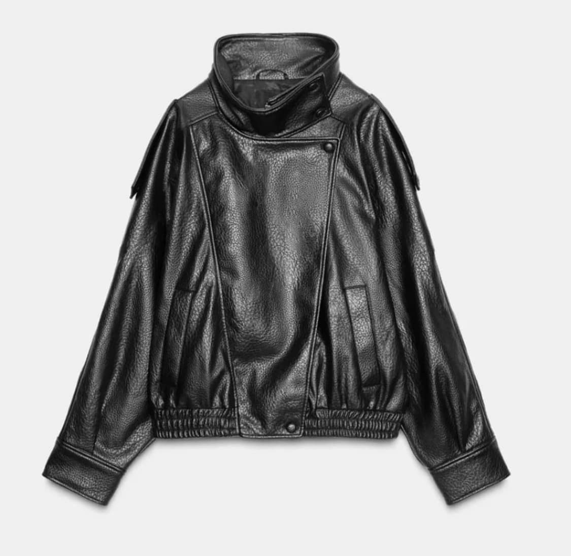 자라 페이크 레더 자켓 XS 상품이미지1