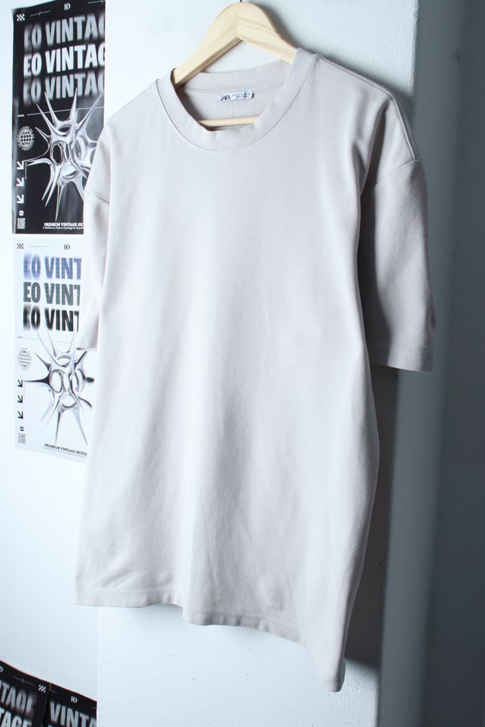 (XL-2XL) 자라 반팔 티셔츠 빅사이즈 무지 놈코어-H31740 상품이미지1