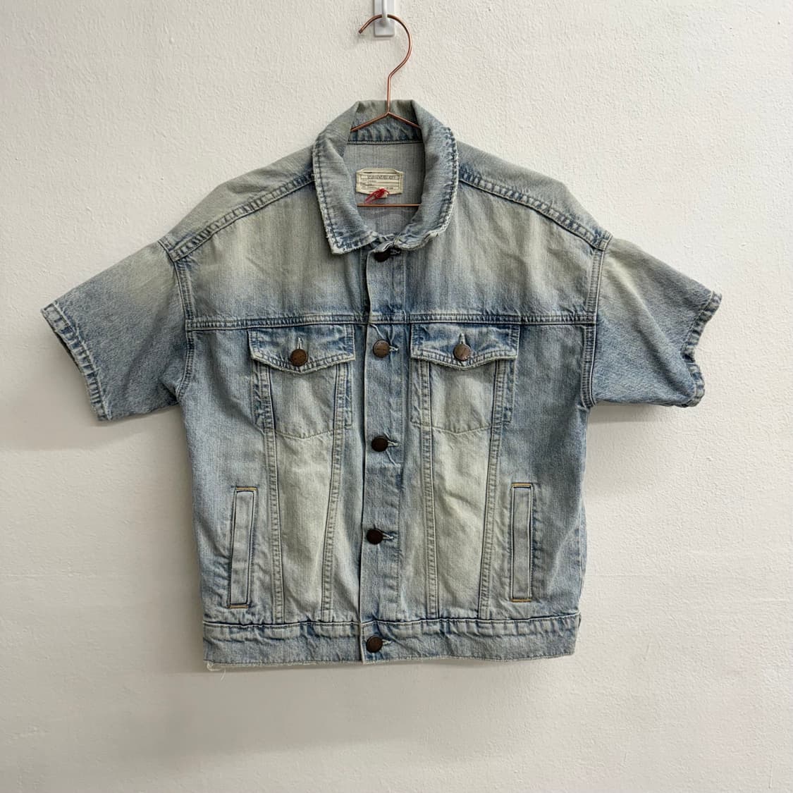 Made USA 커렌트엘리엇 우먼스 반팔 청자켓 상품이미지1