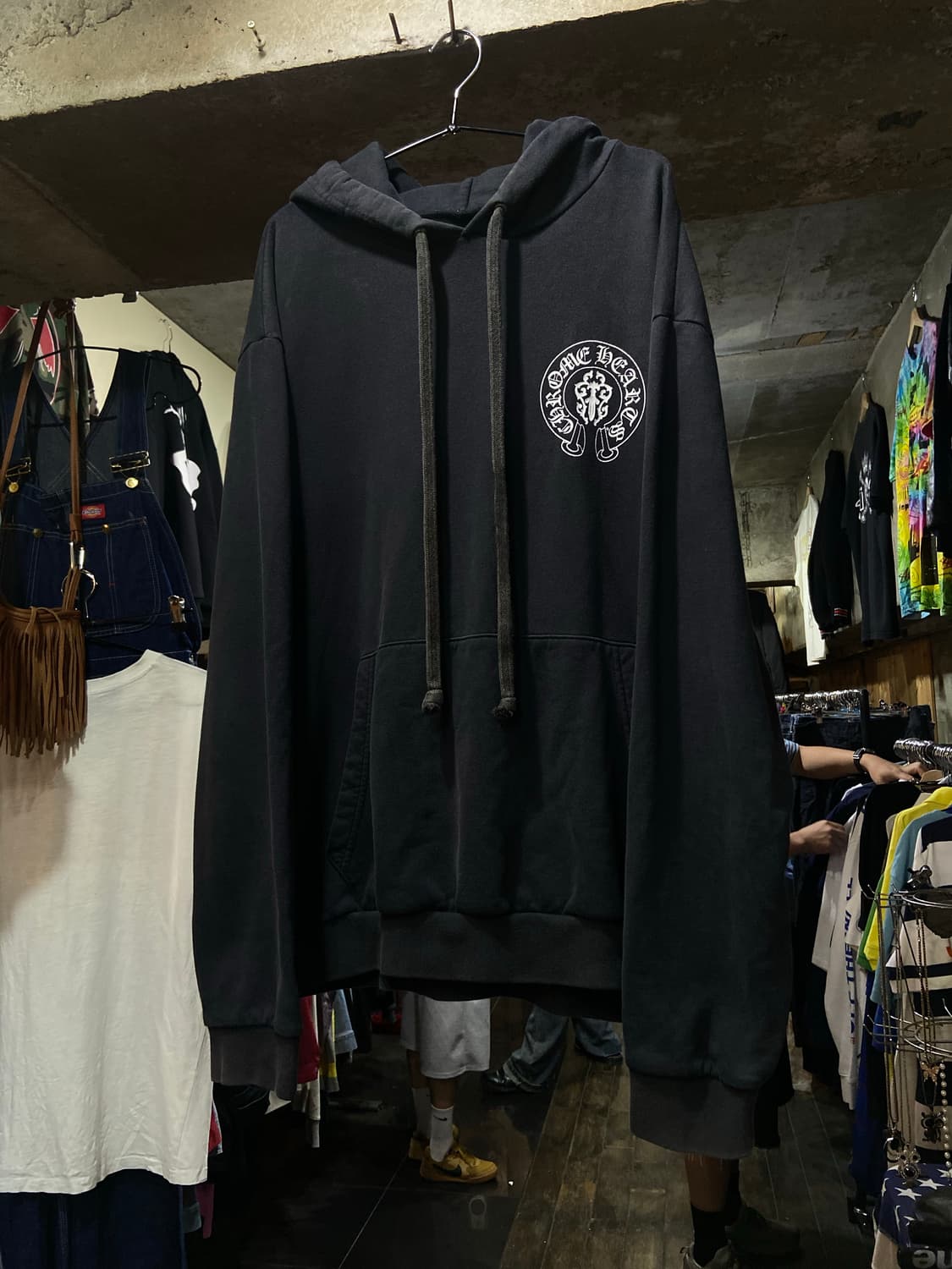 Chrome hearts 크롬하츠 아메리칸 플래그 대거 후드 블랙 상품이미지2