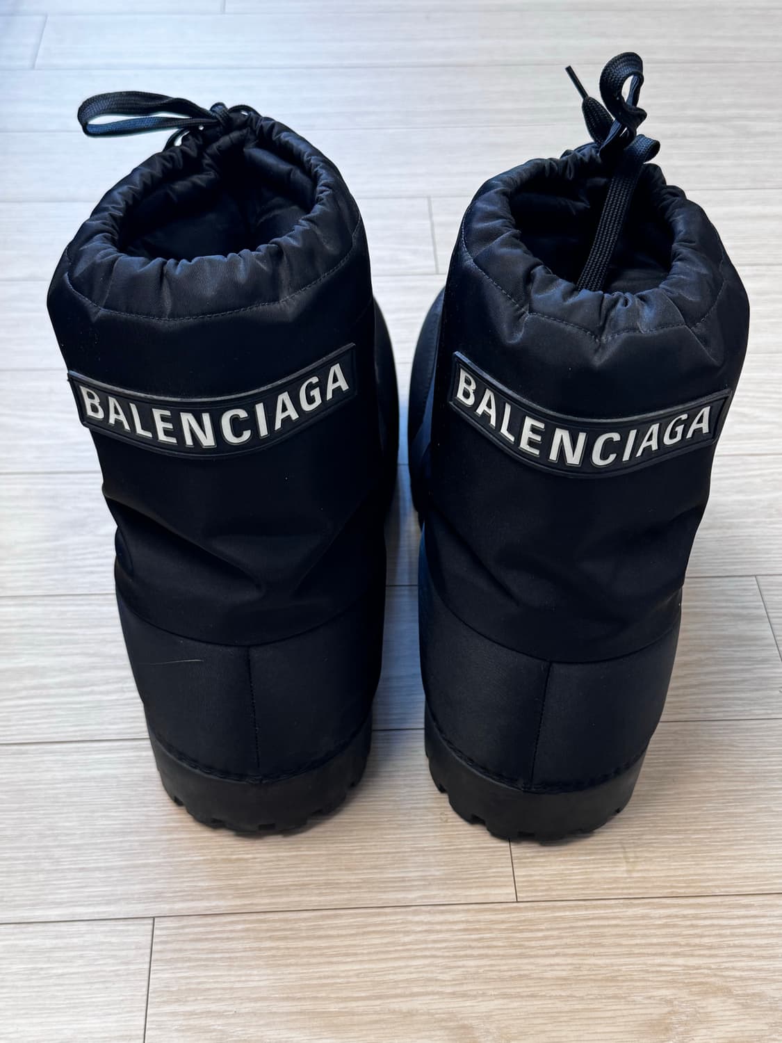 [41-42] 발렌시아가 스키웨어 알래스카 나일론 로우 부츠 블랙 상품이미지3