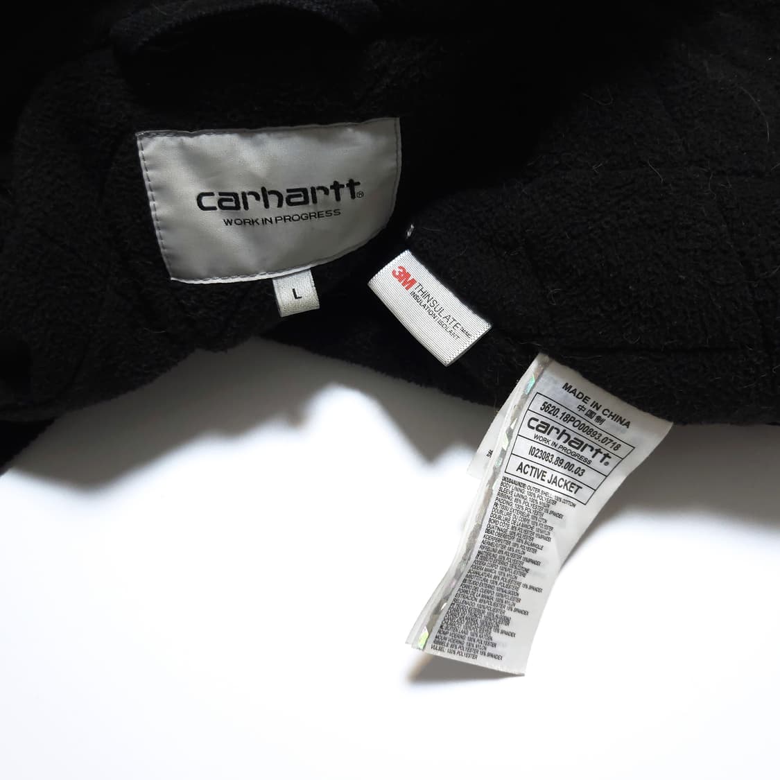 칼하트 WIP 덕 액티브 워크 자켓 블랙 상품이미지9