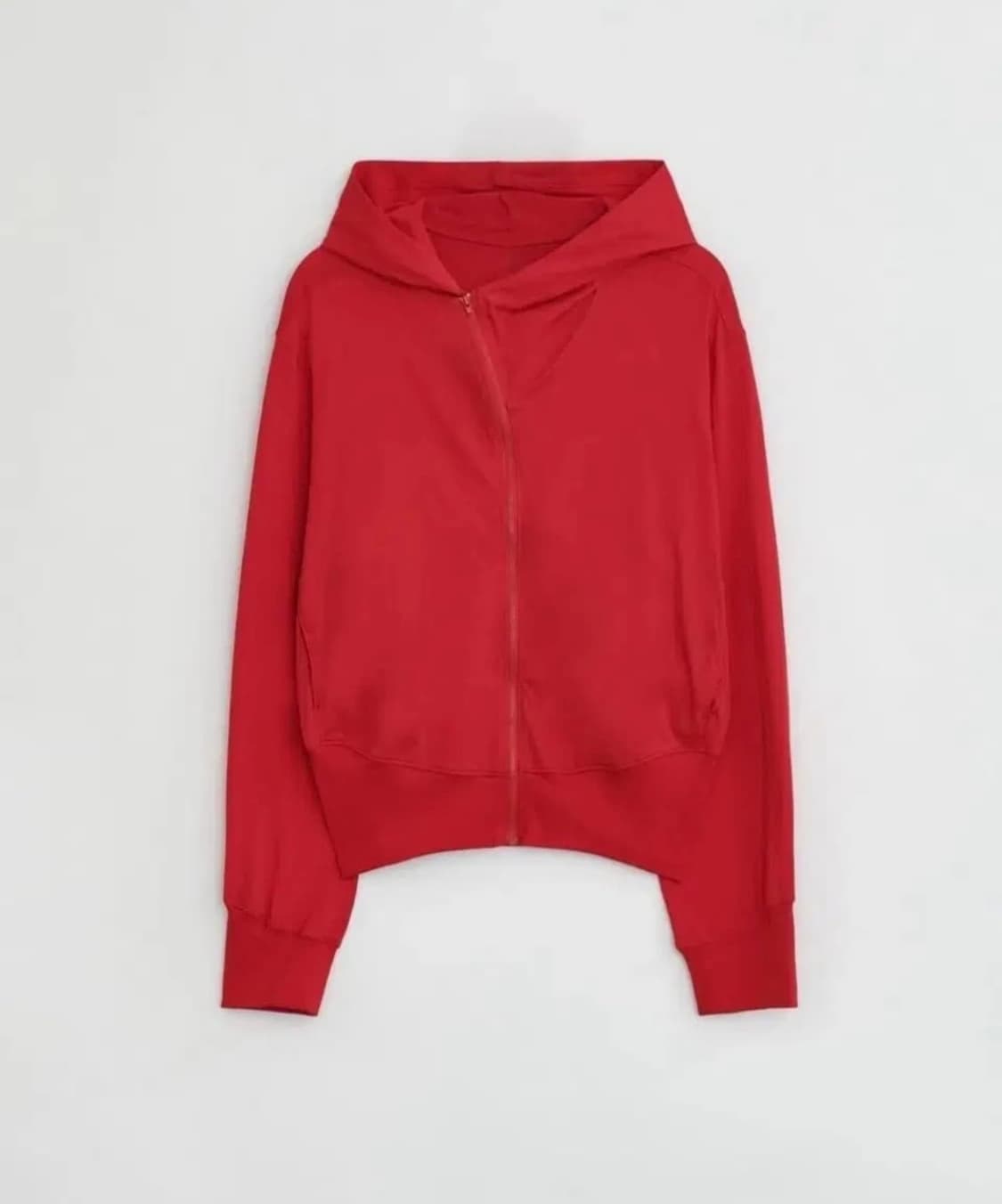 EE curved red hoodie M 상품이미지1