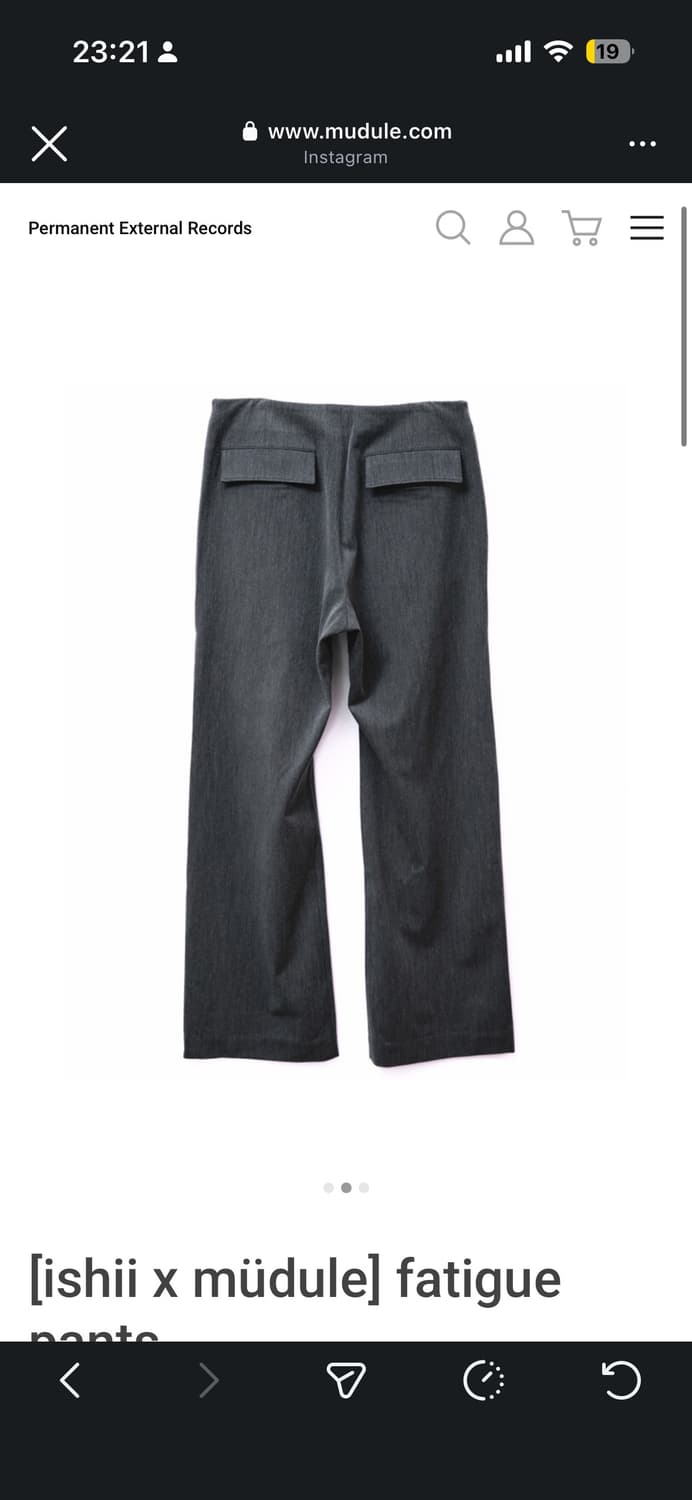 [ishii x müdule] fatigue pants 상품이미지2