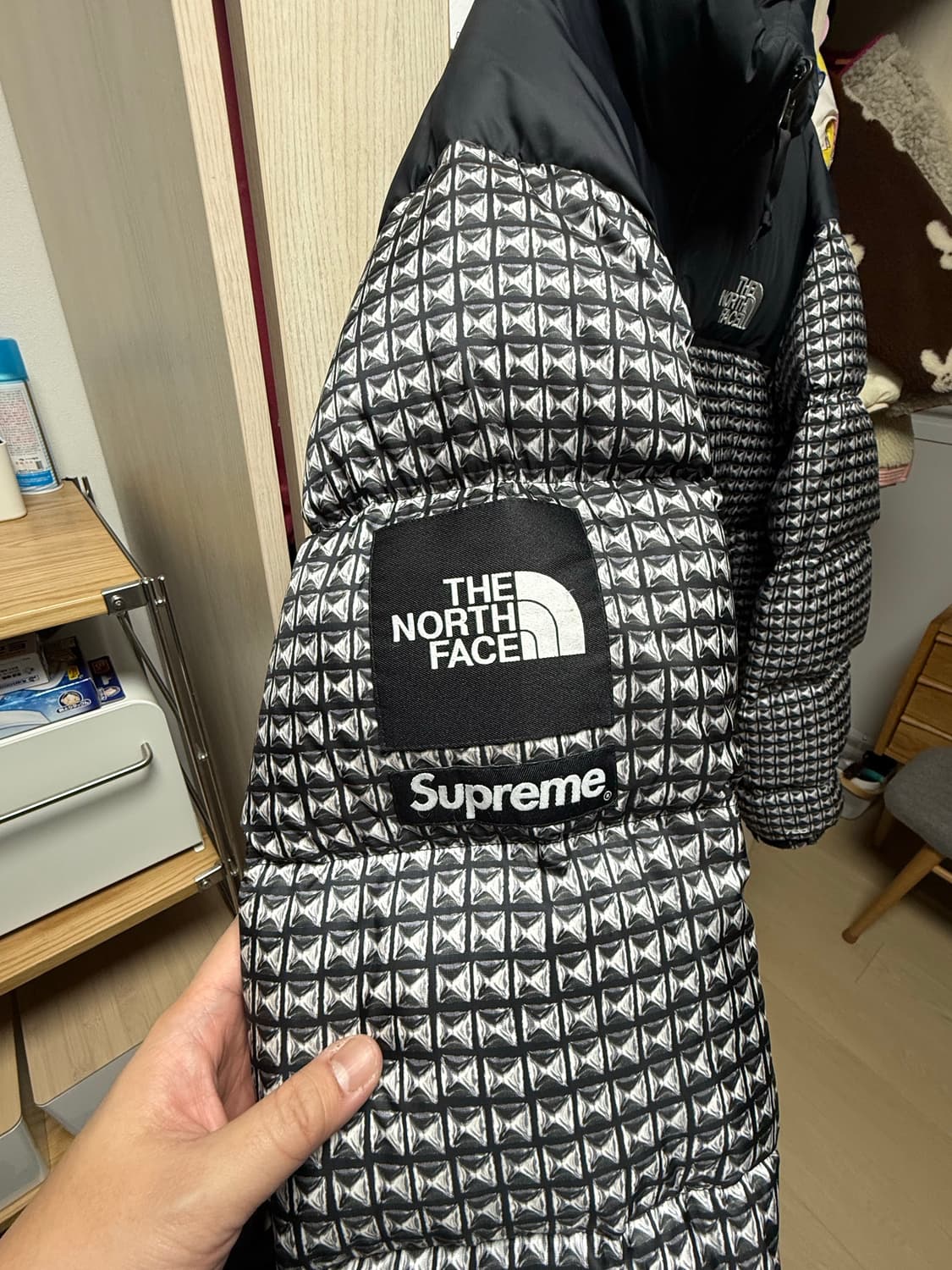 슈프림 노스페이스스터드 눕시 자켓 XL 상품이미지3