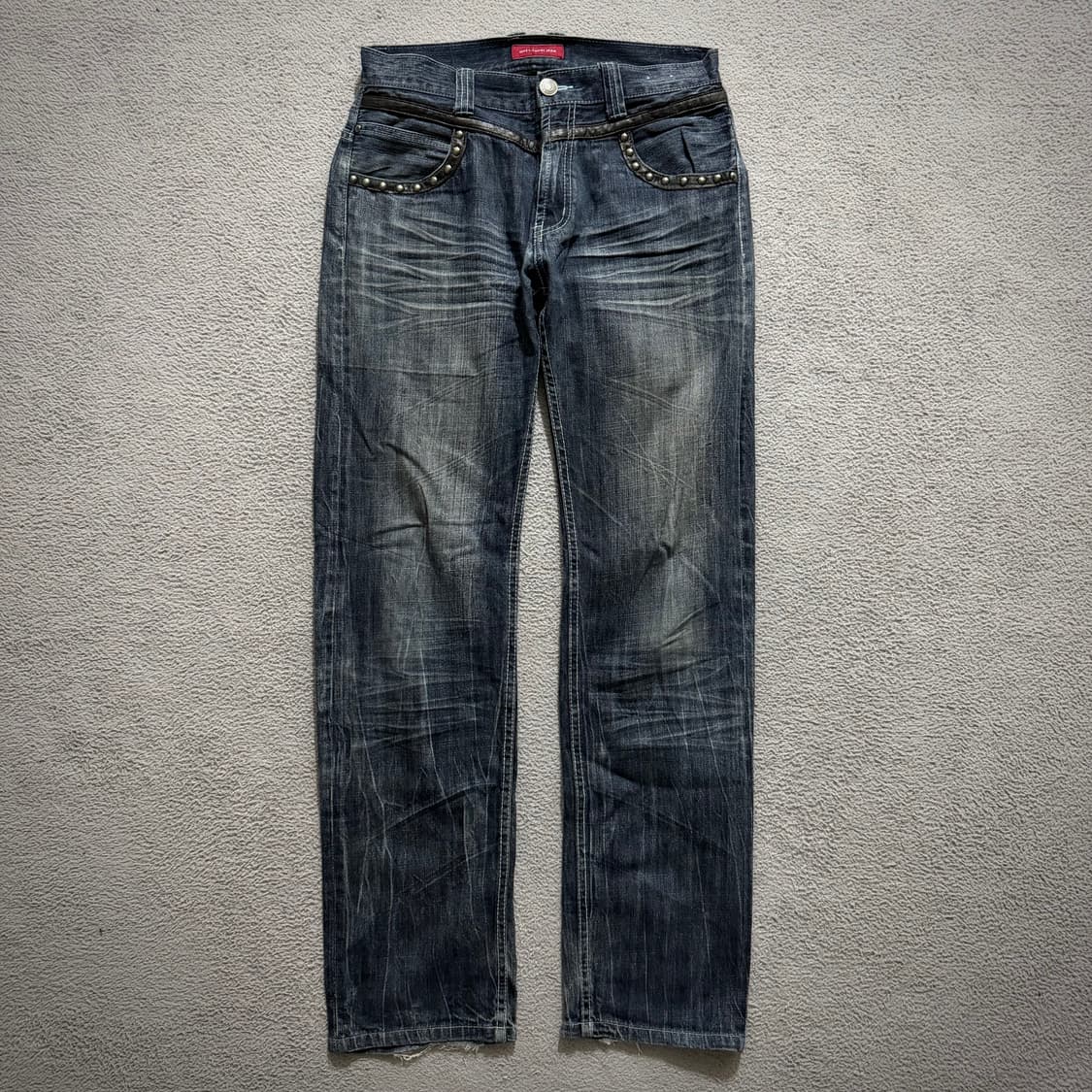 Y2k stud denim pants 상품이미지1