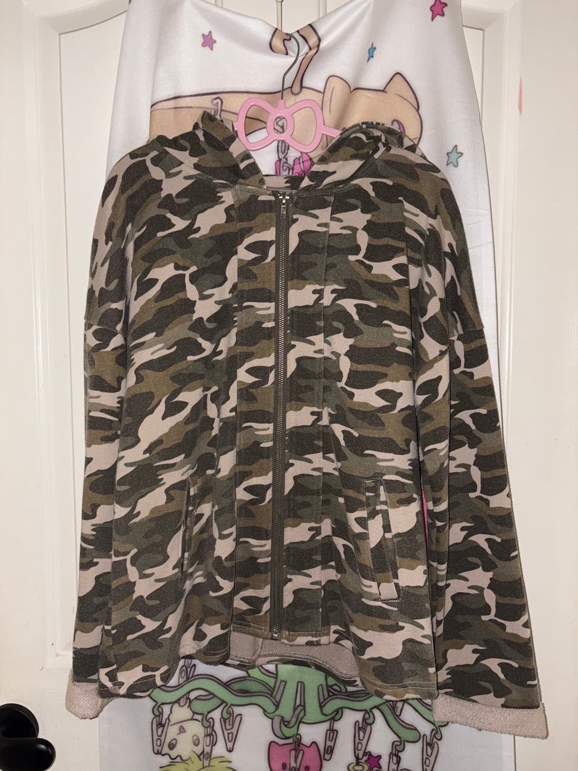 빈티지 카모 후드집업 상품이미지1