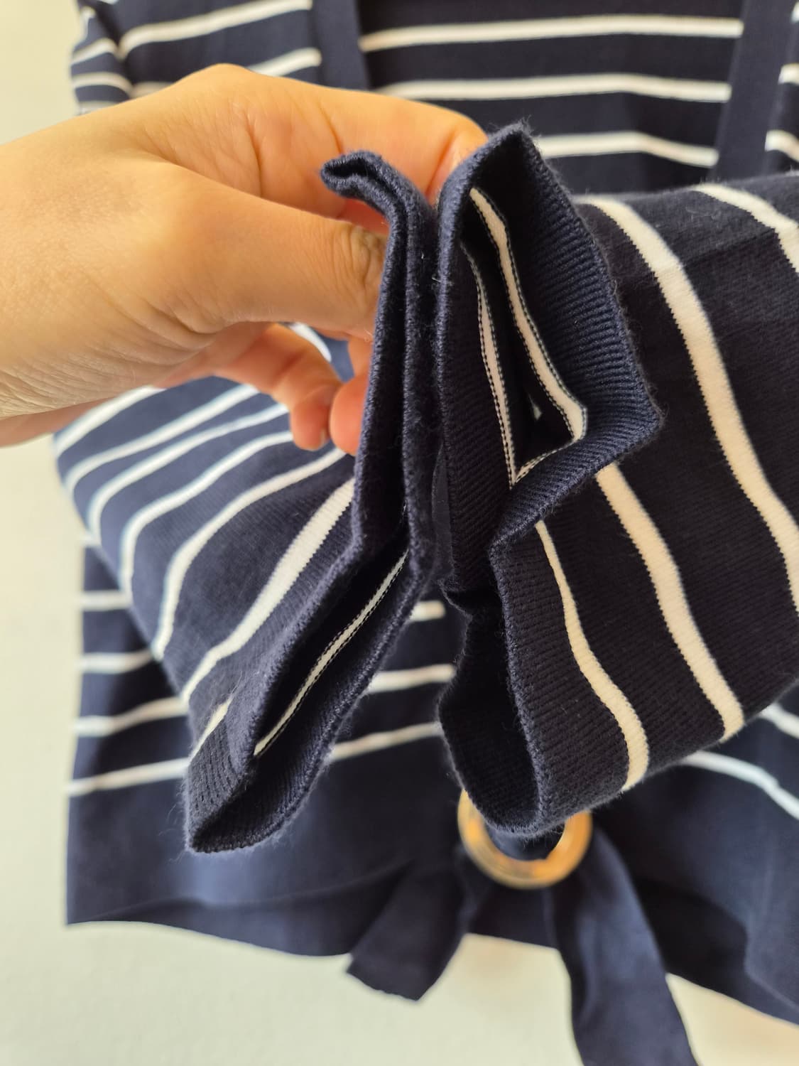 새상품)Jones New York 여성 스트라이프크롭가디건 M사이즈 상품이미지4