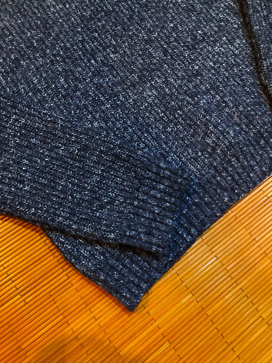 vtg 멜란지 네이비 니트 상품이미지4