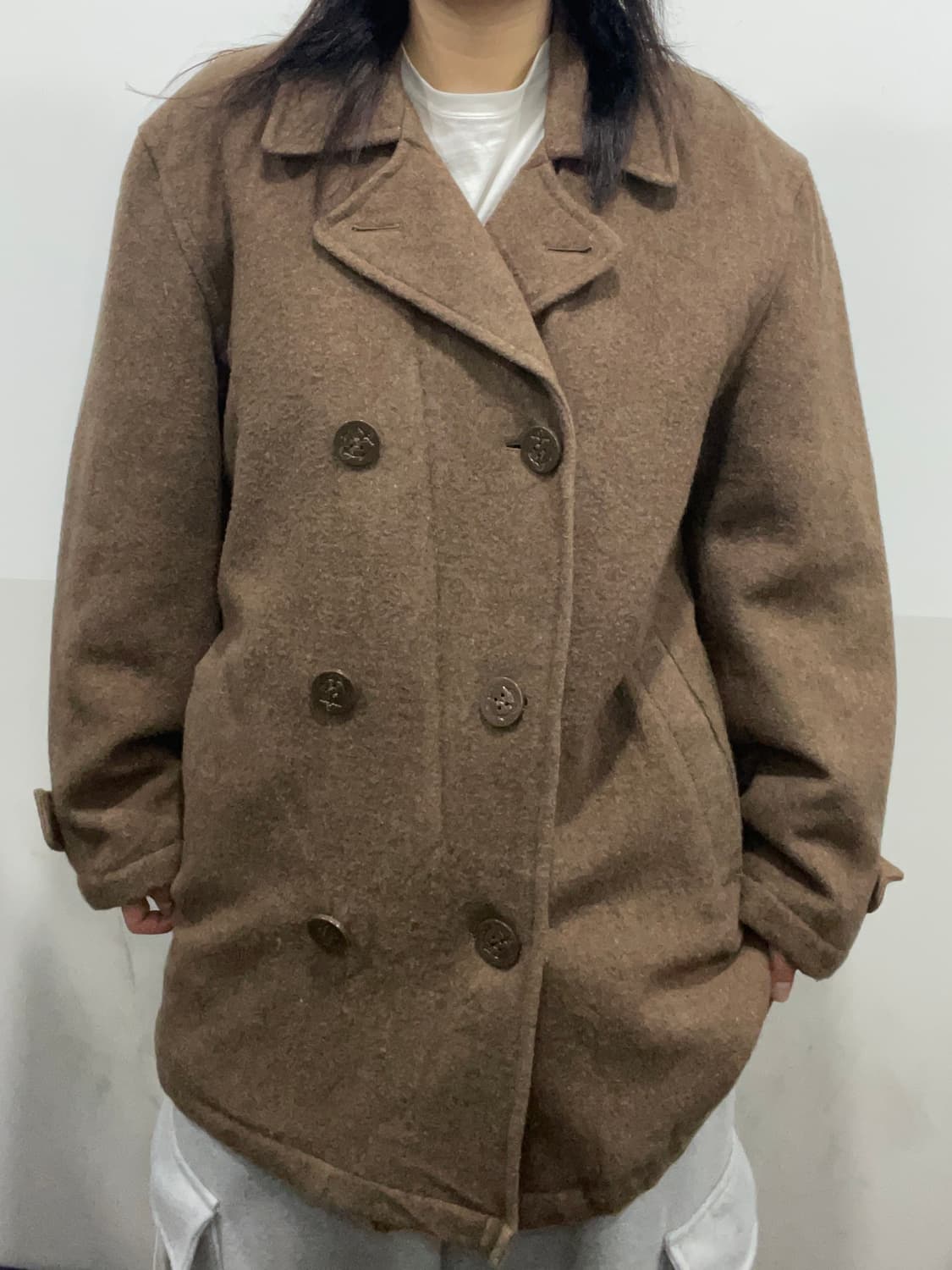 00‘s Jpn Gleeman 글리맨 울 피코트 상품이미지1