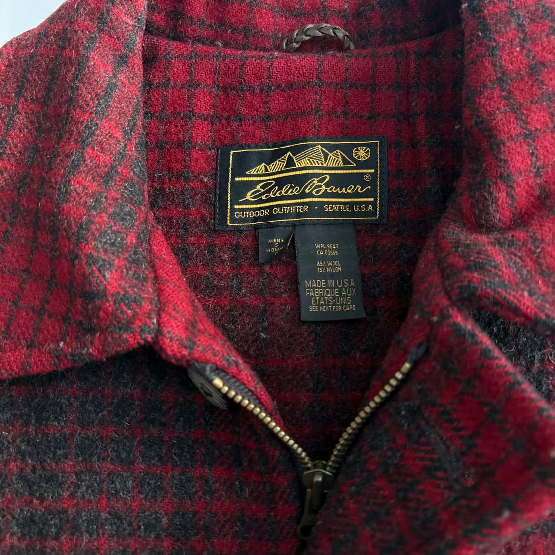 [S] 에디바우어 USA made. 헤비 울 헌팅 자켓 코트 상품이미지3