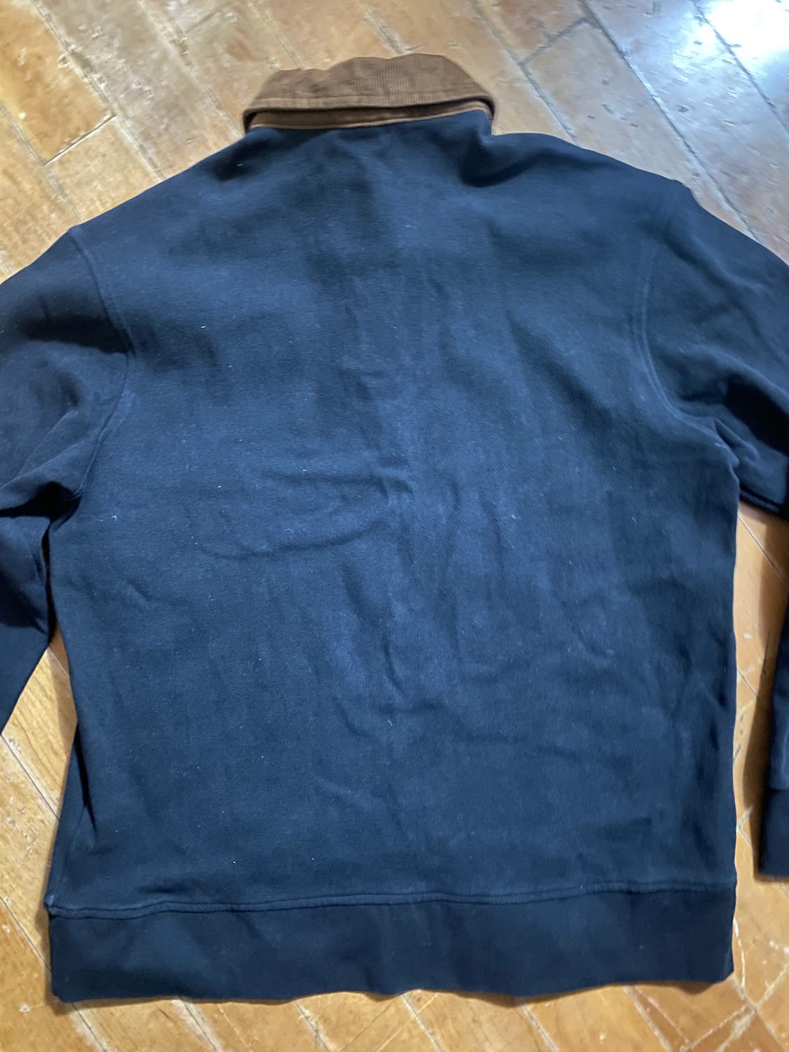 자라 남성 코듀로이 칼라 긴팔 폴로 XL 상품이미지4