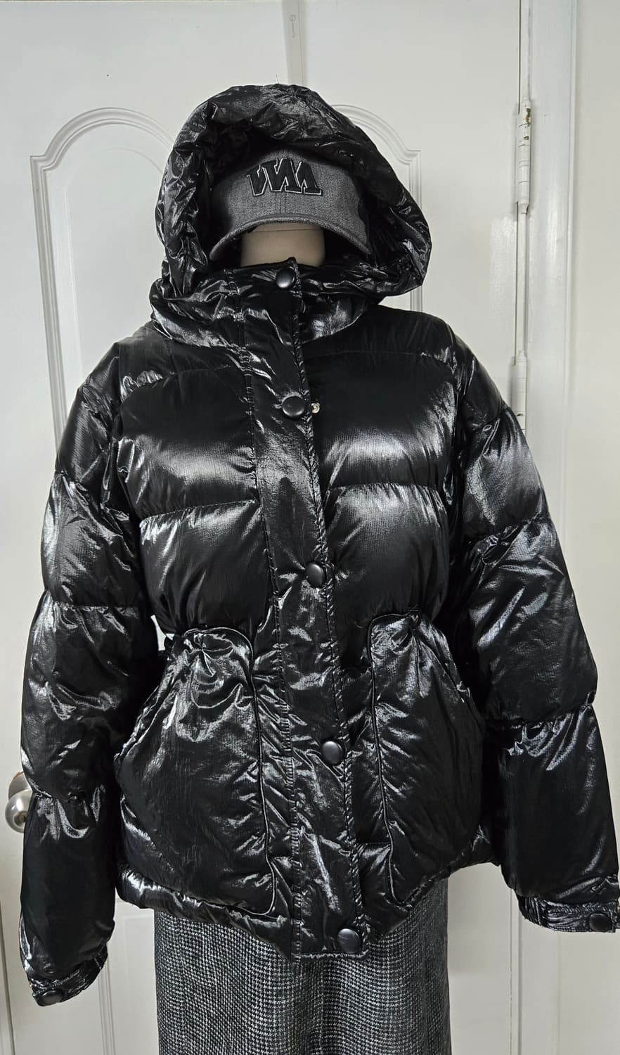 탑드레싱 유광 패딩 상품이미지2