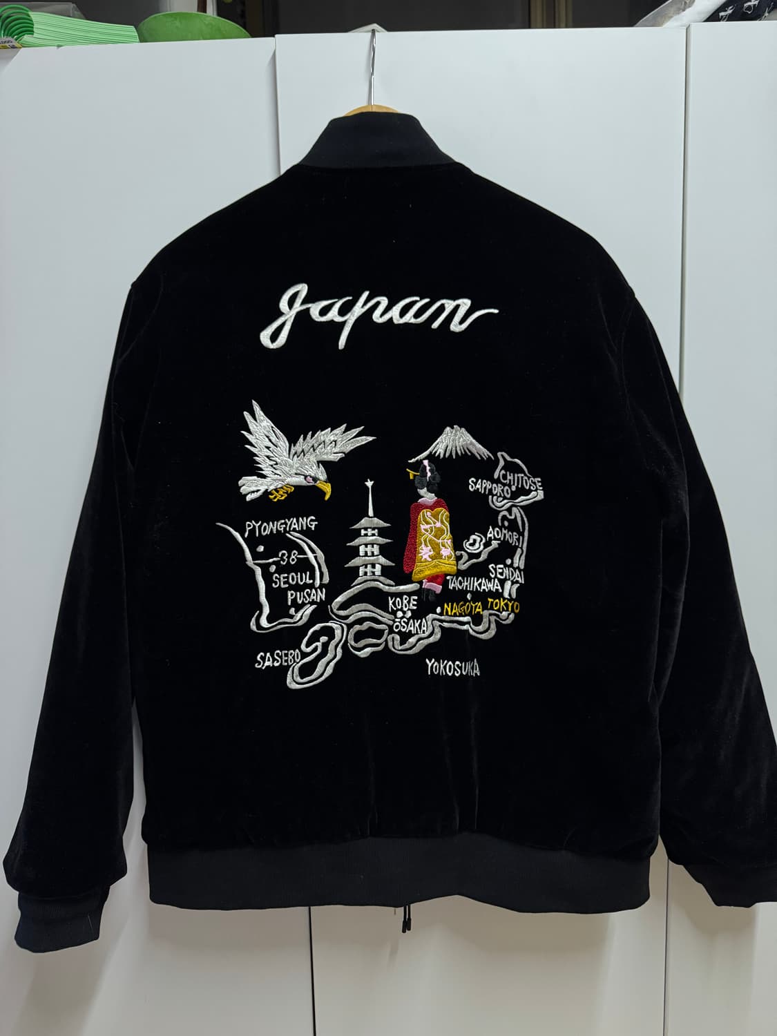 타이온 리버서블 벨벳 스카잔 L - 새제품 상품이미지2