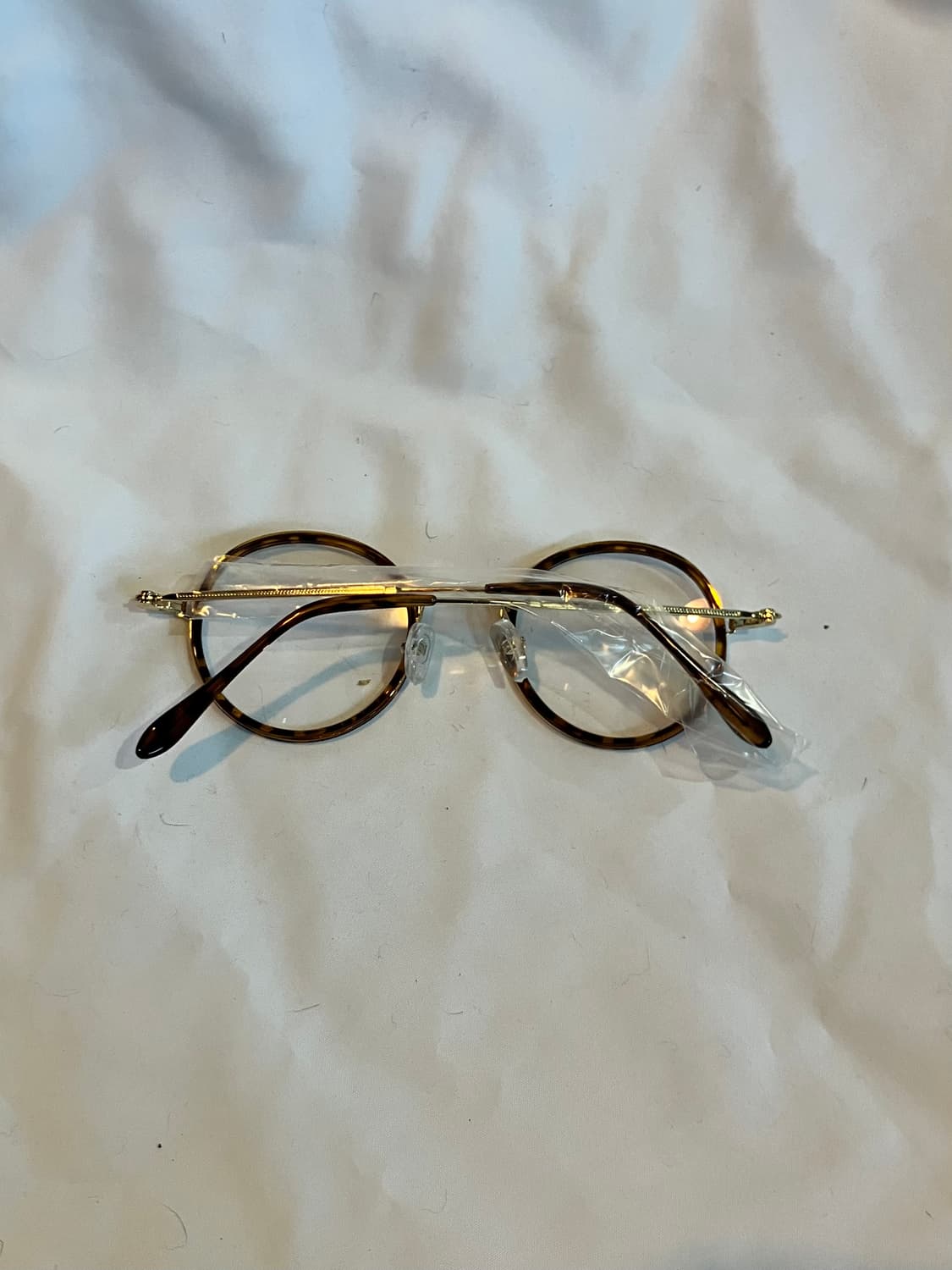 초경량 레오파드 동글이 빈티지안경 상품이미지2