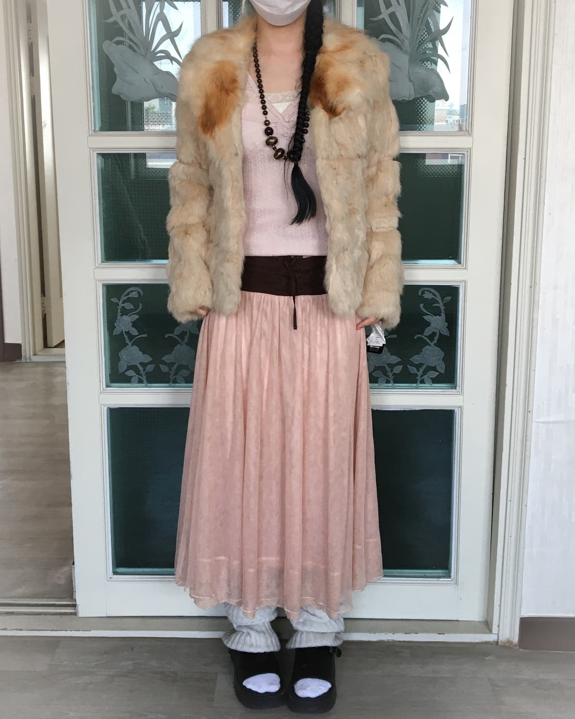 Mixed fur line detail jacket 상품이미지6