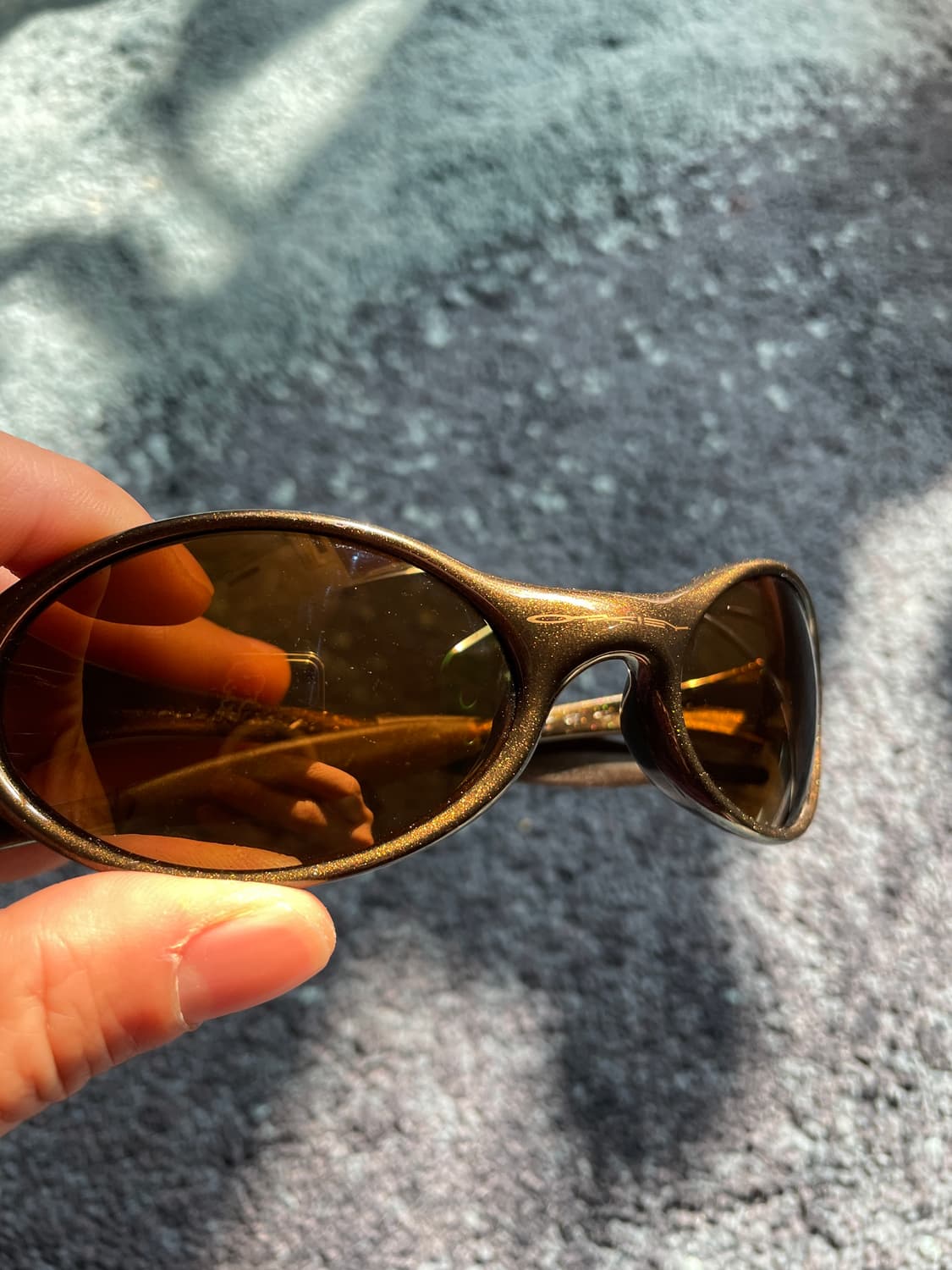 오클리 아이자켓1.0 블랙골드 골드이리듐 상품이미지8