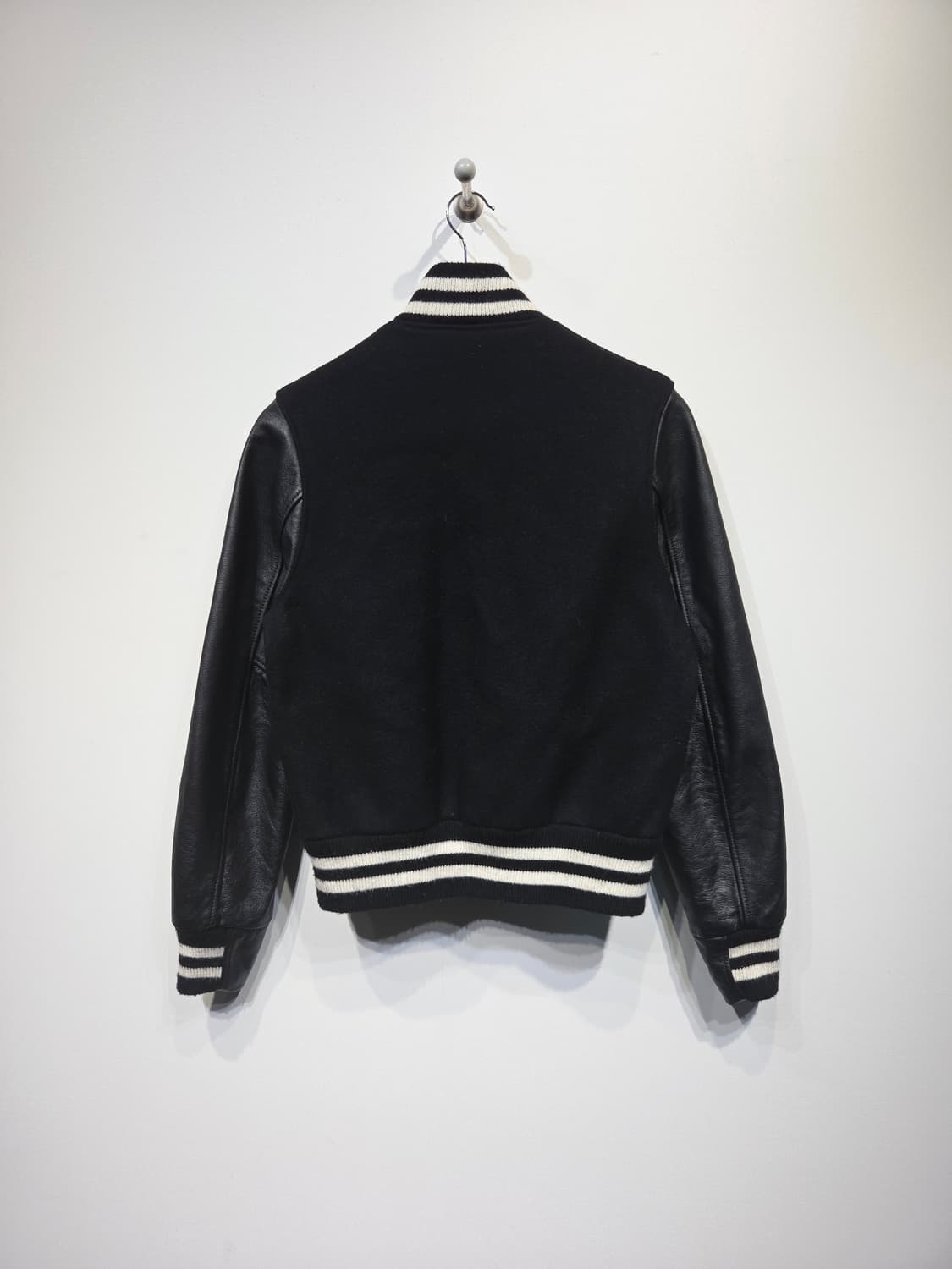 제너럴 서플라이 x GB스포츠 가죽 배색 바시티 자켓 상품이미지6