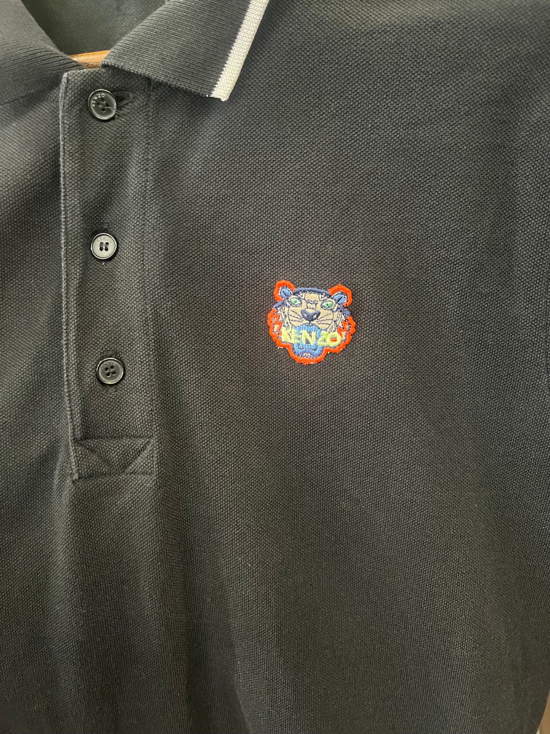 겐조 해피 타이거 자수 반팔 카라티 #csz767 상품이미지3