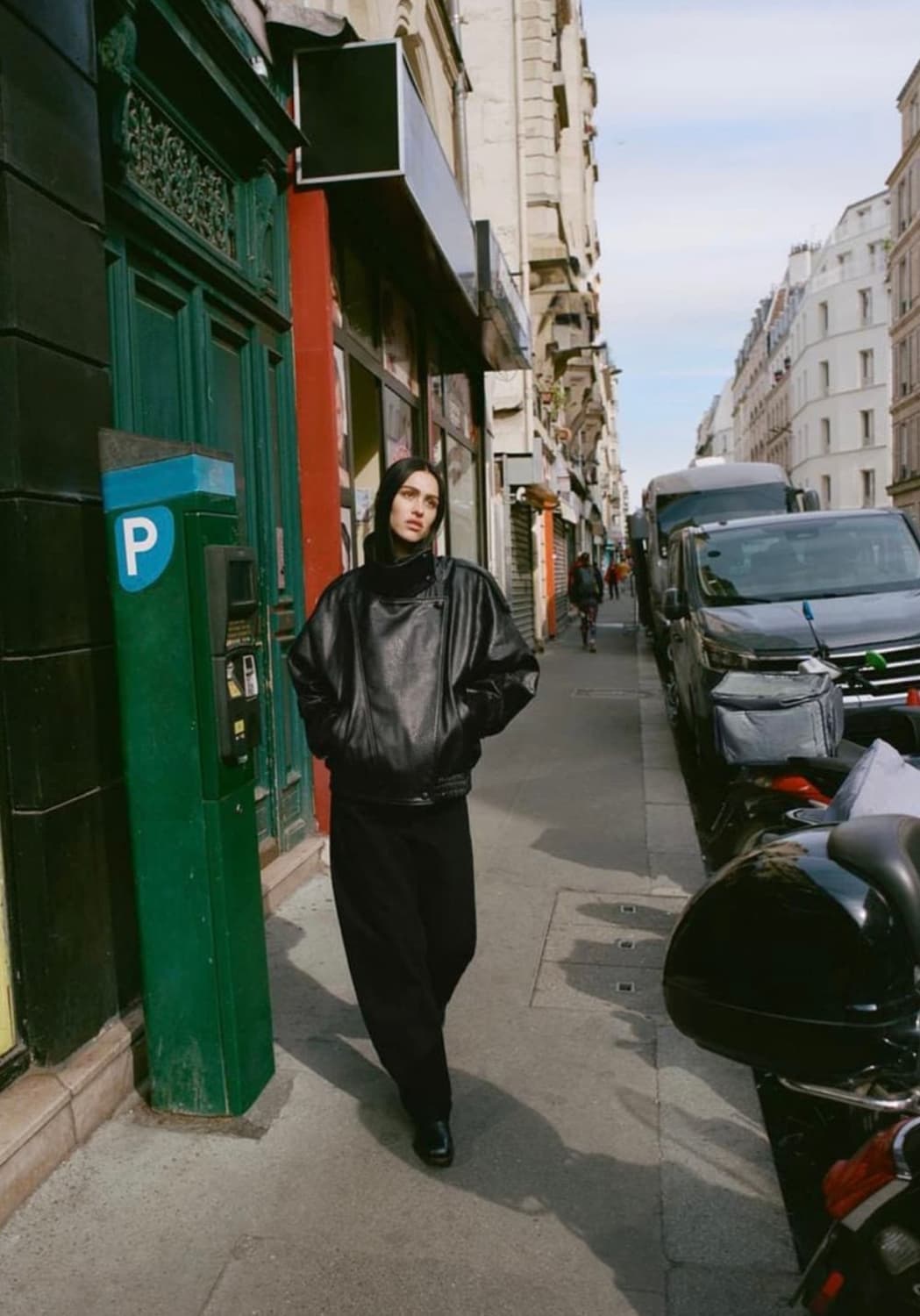 Zara 자라 페이크 레더 자켓 상품이미지1