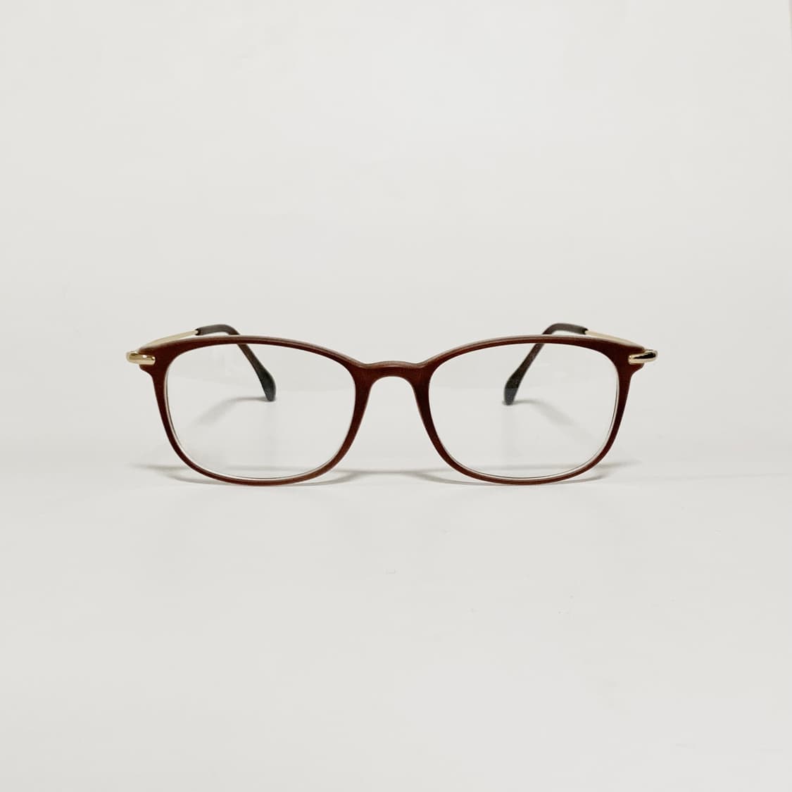981 데드스탁 브라운 사각안경테 메탈템플 빈티지 레트로 남녀공용 픽키 상품이미지1