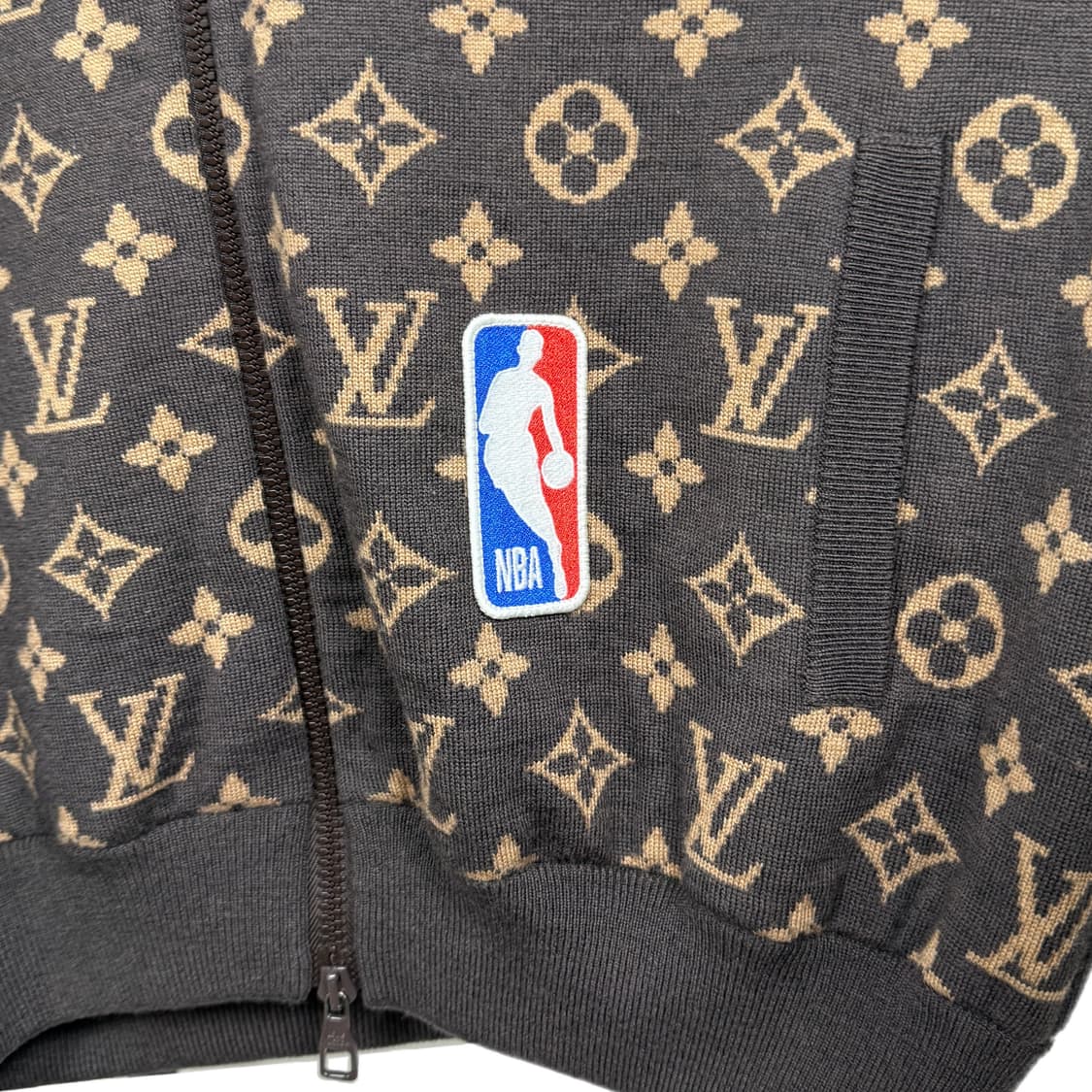 루이비통 x NBA 그래픽 블루종 자켓 (XXL) 상품이미지4