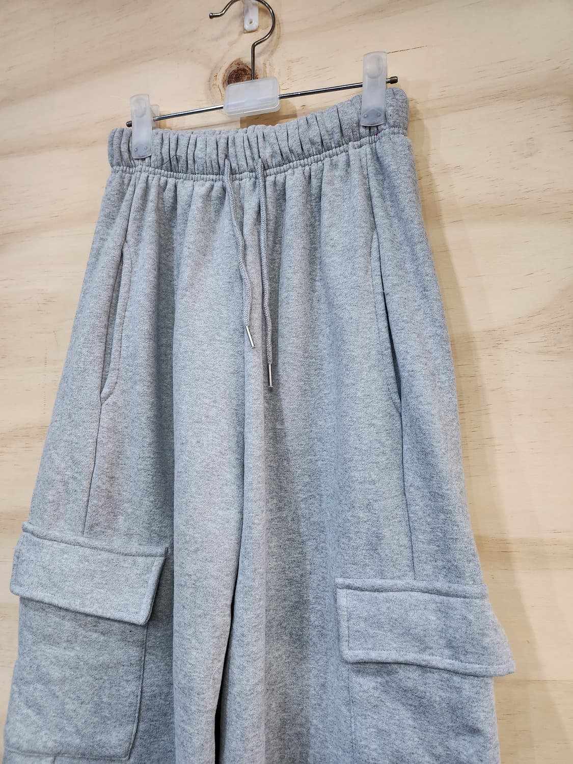 632) 여성 카고 조거 와이드 기모 팬츠 상품이미지3