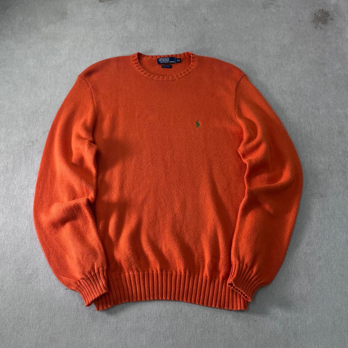 110 폴로 랄프로렌 코튼 오렌지 니트 상품이미지1