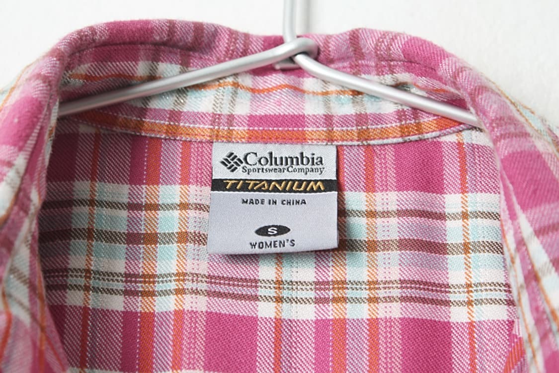 콜롬비아 우먼 체크셔츠 상품이미지6