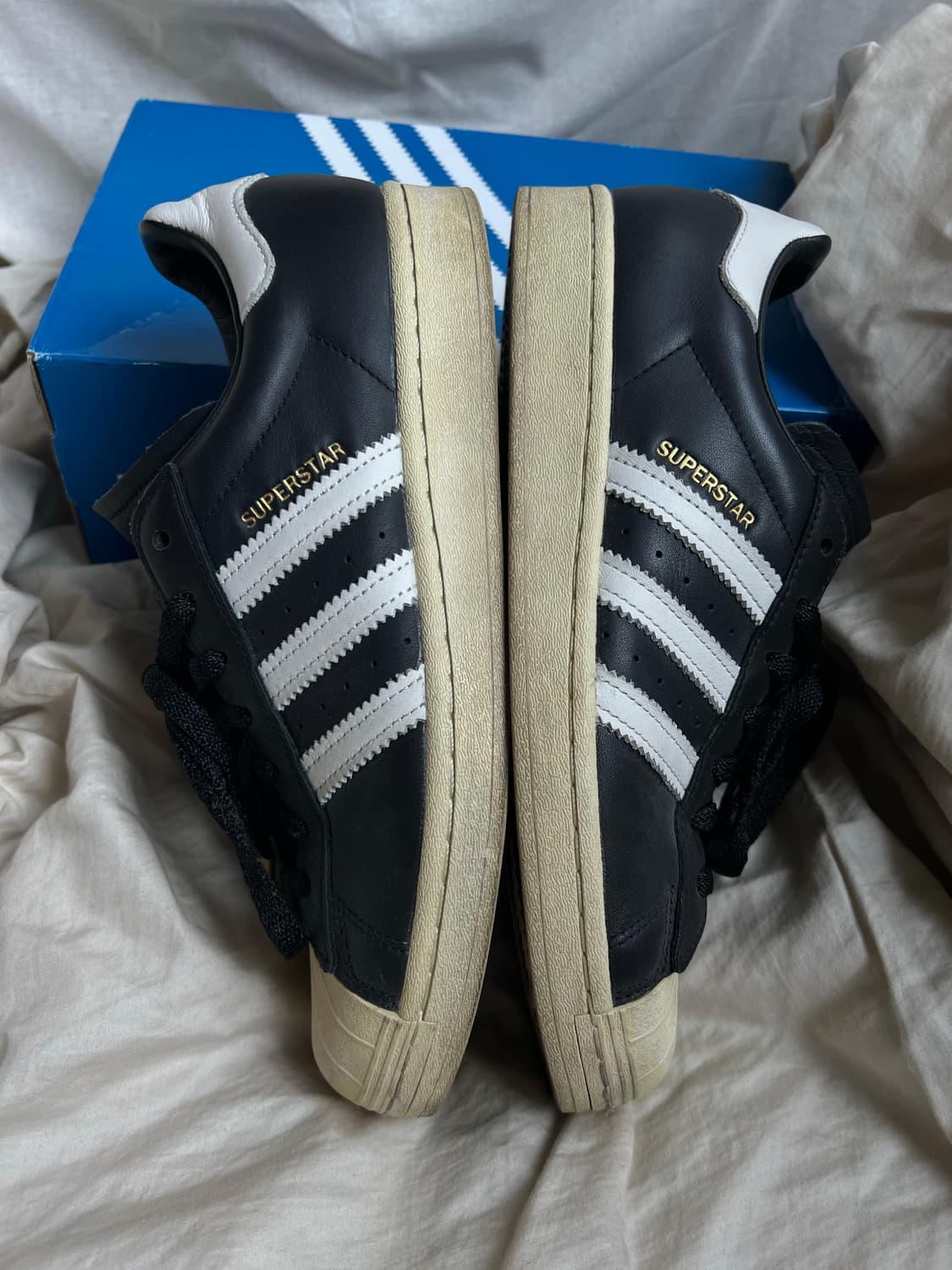 (270)아디다스 슈퍼스타 프리미엄 블랙 상품이미지7