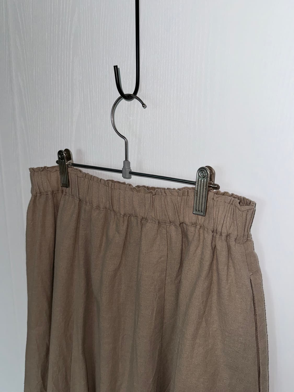 Natural Linen Flare Skirt 상품이미지2