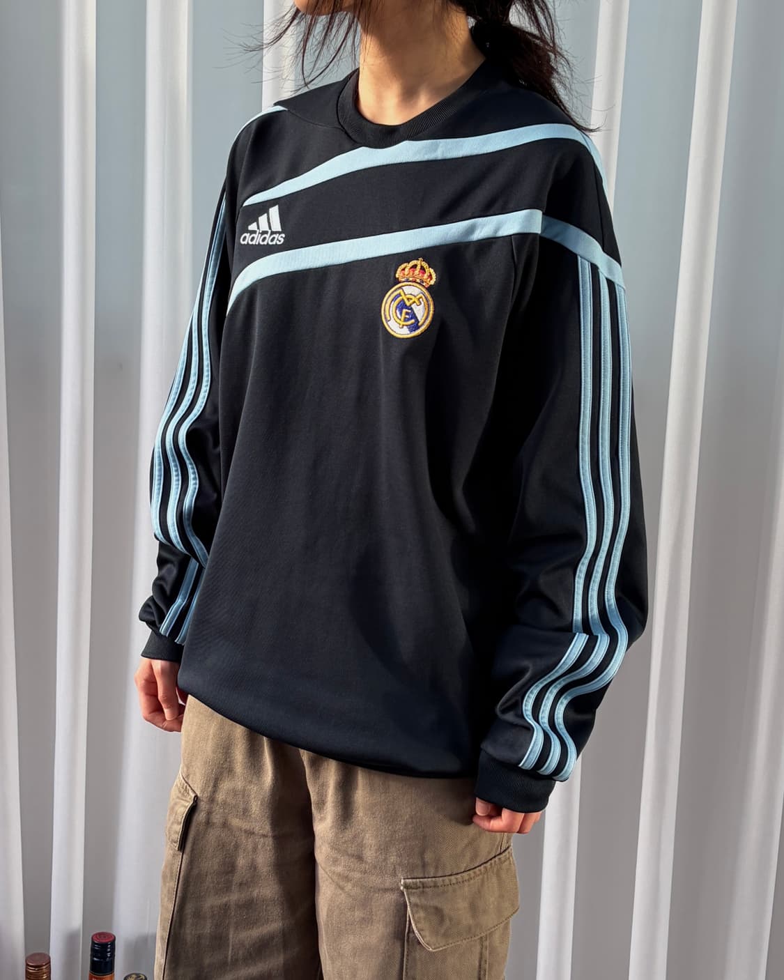 [M]아디다스 레알마드리드 트레이닝 스웻탑 상품이미지1