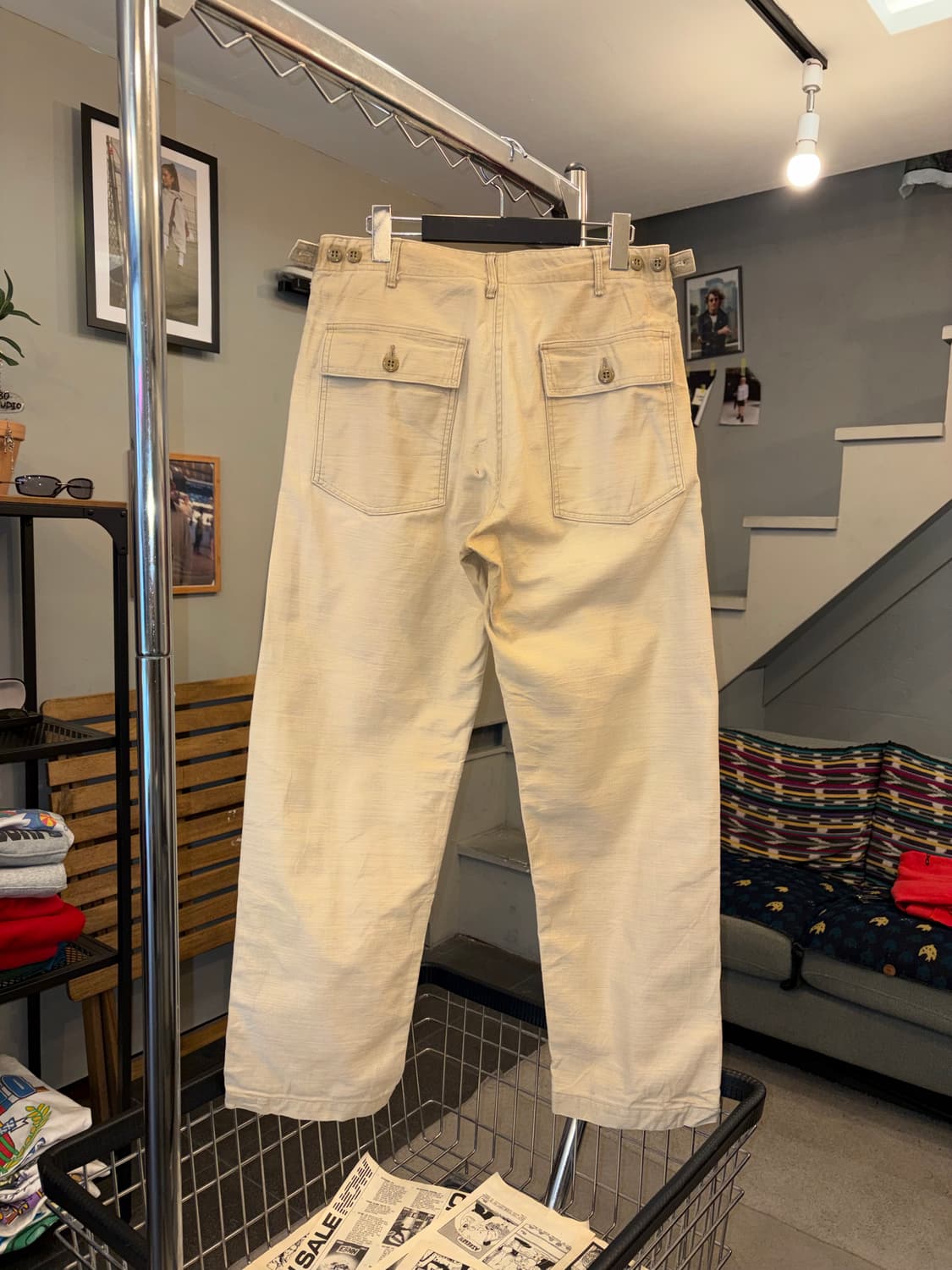 Orslow type1 OG 107 reissue fatigue pant 상품이미지7