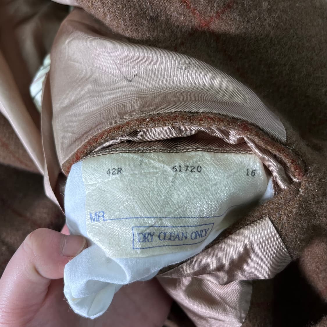 100 폴로랄프로렌 90s 울 체크 블레이저 자켓 상품이미지5