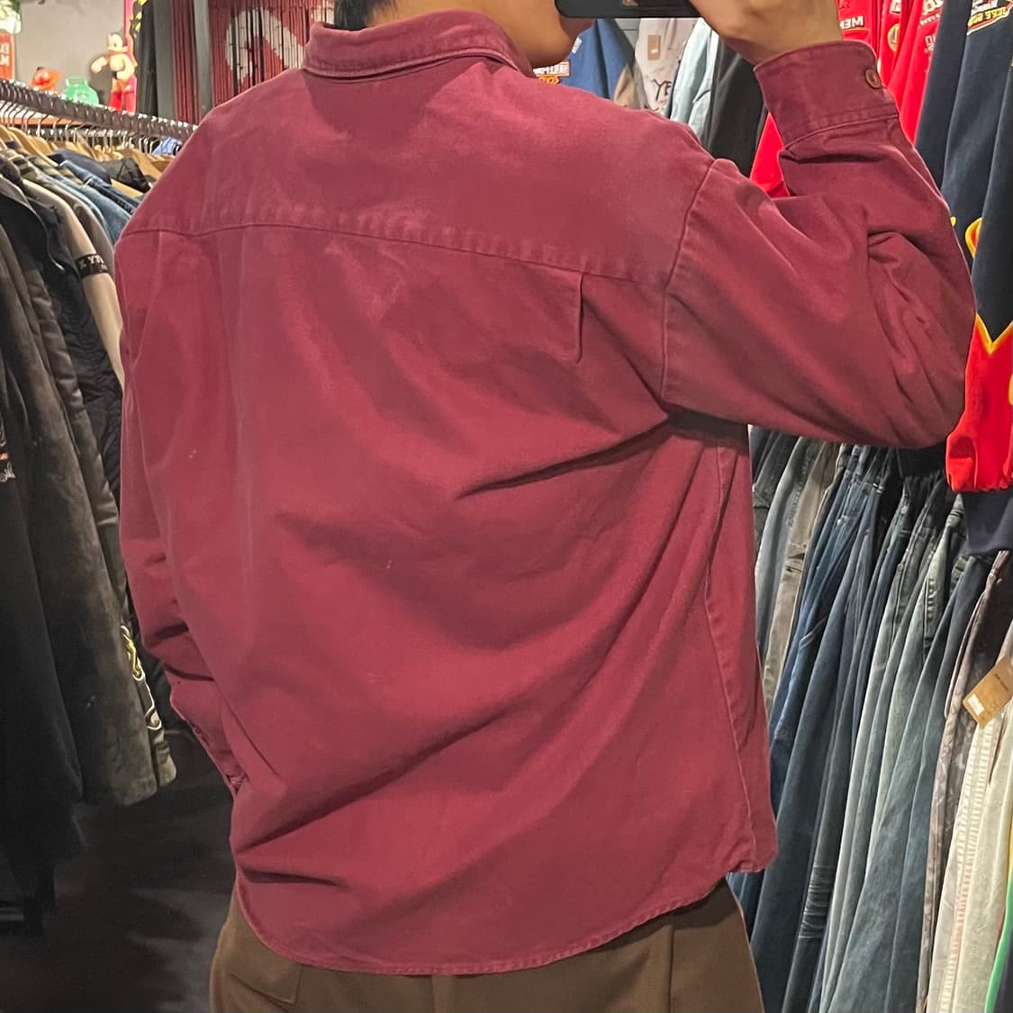 [IM] carhartt 칼하트 버건디 긴팔셔츠 상품이미지6