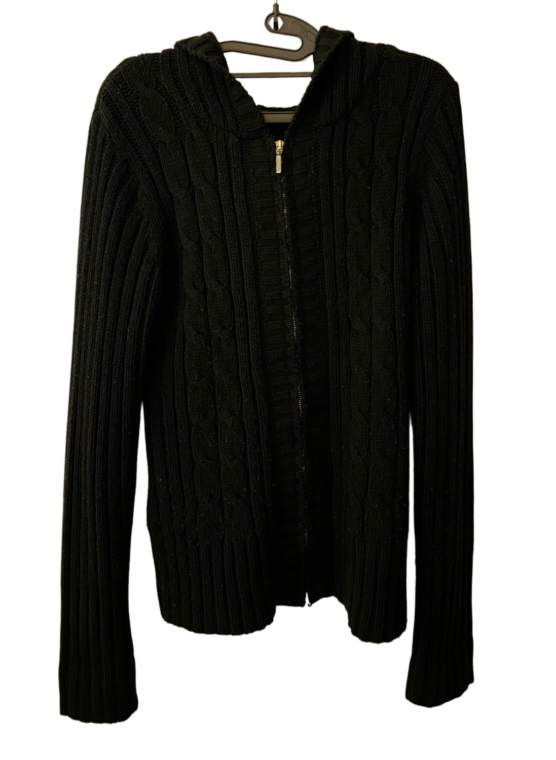 jp vintage 니트 후드집업 펑크 갸루 y2k 상품이미지2