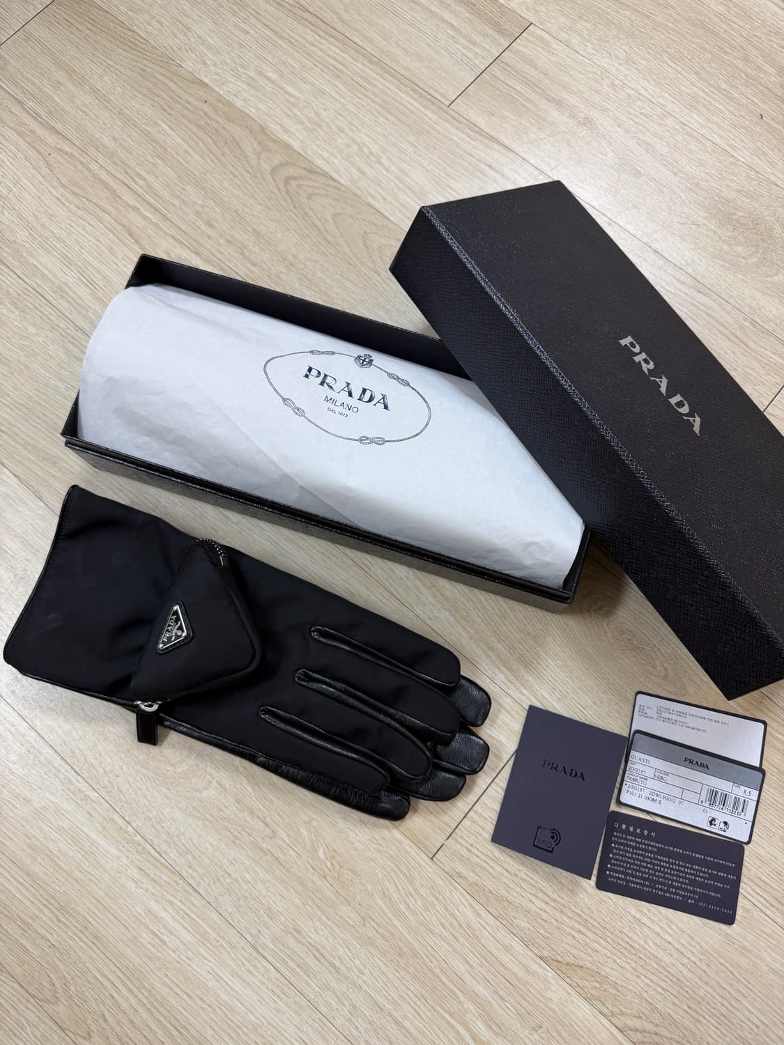 프라다 남성 장갑 (정품 새상품, 풀박스,보증서) 상품이미지2